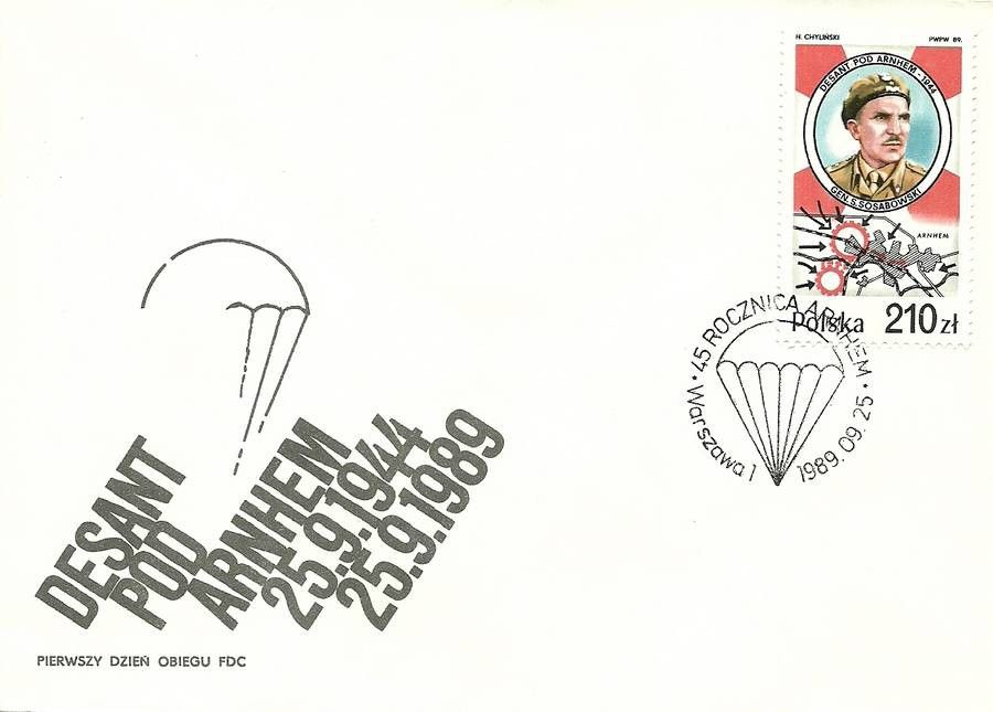 Znaczek Polska 1989 Mi 3223 Fi 3075 FDC