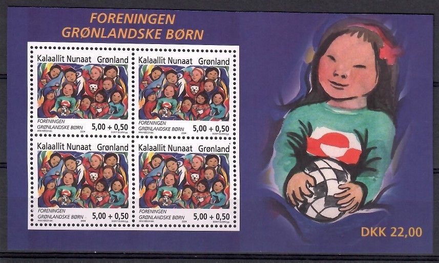 Znaczek Grenlandia 2004 Mi bl 30 Czyste **