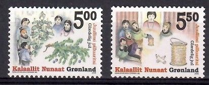 Znaczek Grenlandia 2004 Mi 427-428 Czyste **