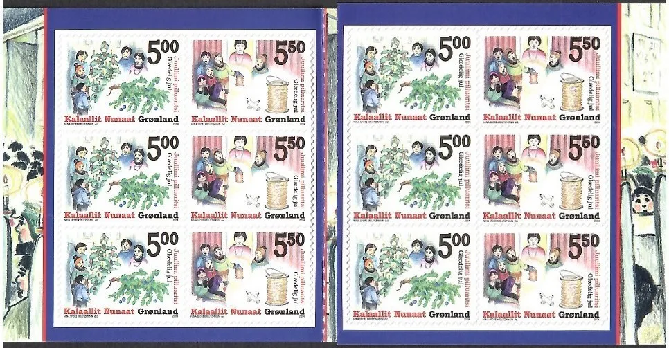 Znaczek  Grenlandia 2004 Mi mh 429-430 Czyste **