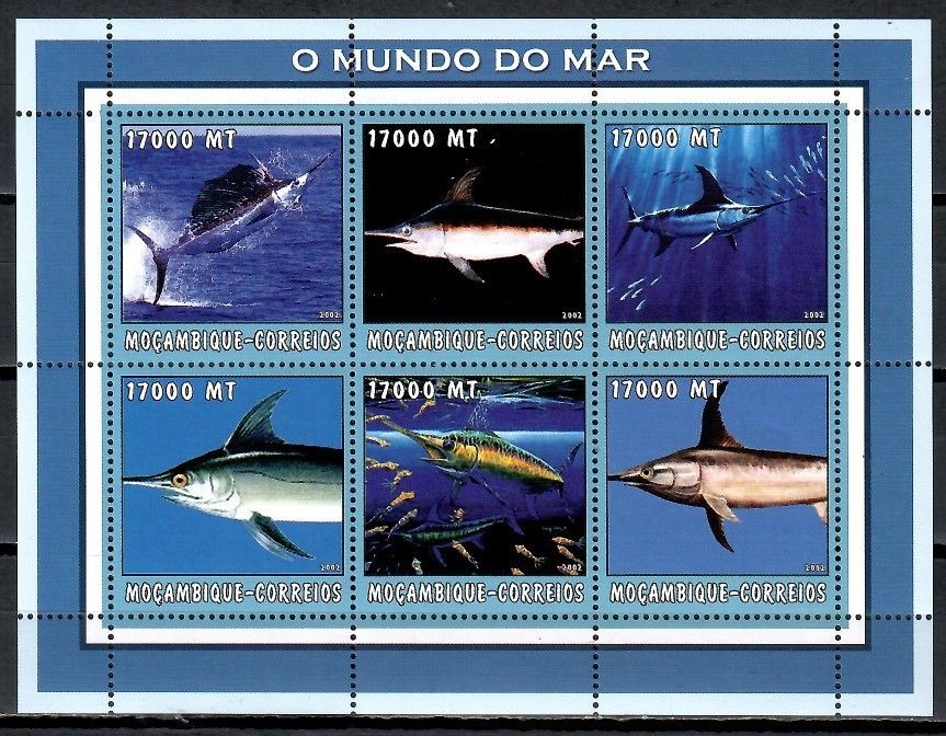 Znaczek Mozambik 2002 Mi ark 2626-2631 Czyste **