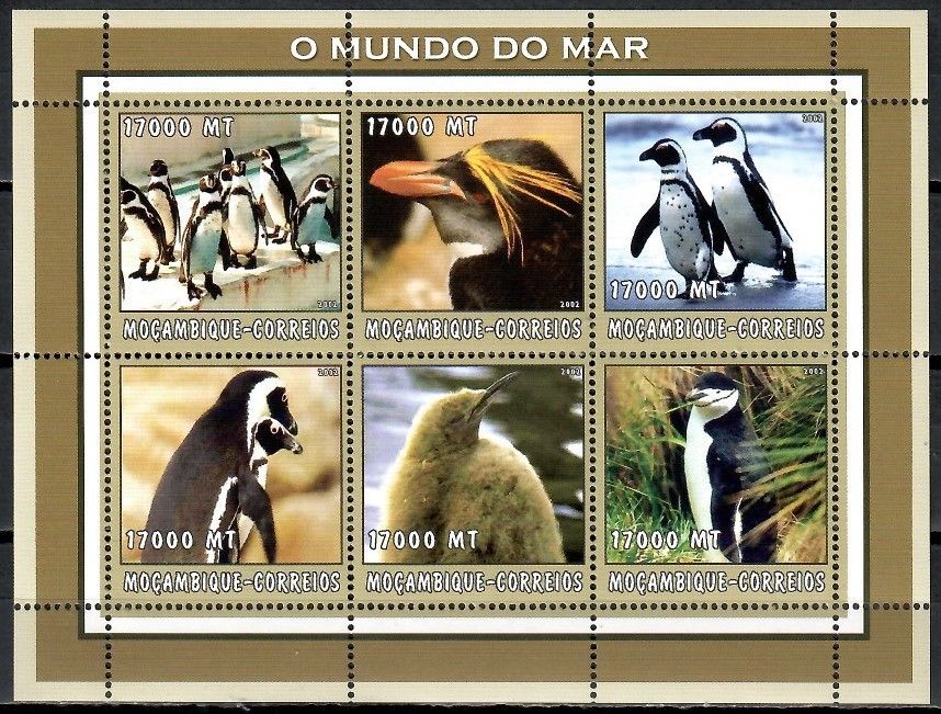 Znaczek Mozambik 2002 Mi ark 2668-2673 Czyste **