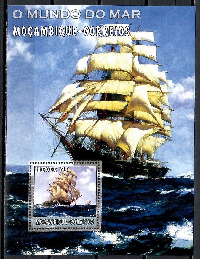 Znaczek Mozambik 2002 Mi bl 169 Czyste **
