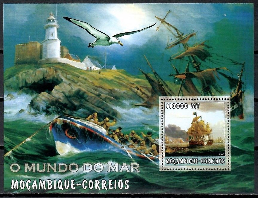 Znaczek Mozambik 2002 Mi bl 170 Czyste **