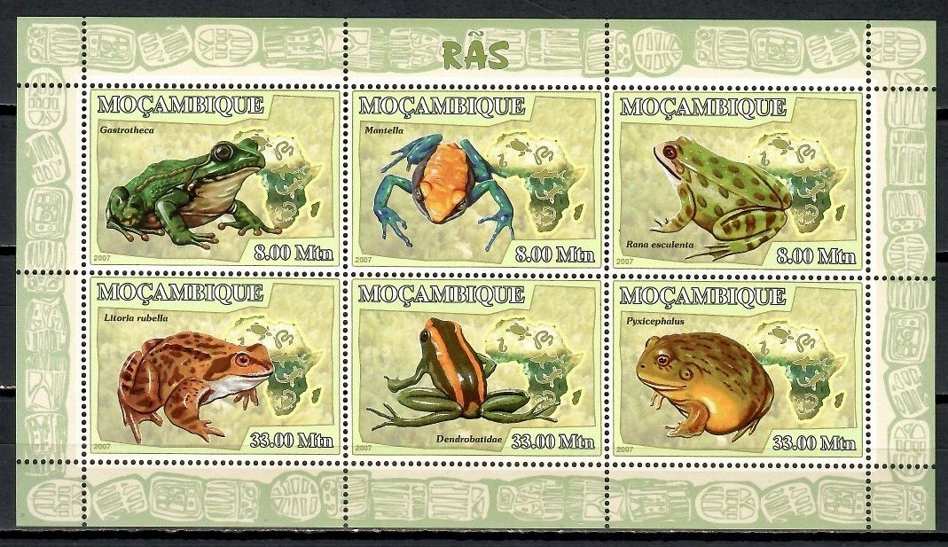 Znaczek Mozambik 2007 Mi ark 2957-2962 Czyste **