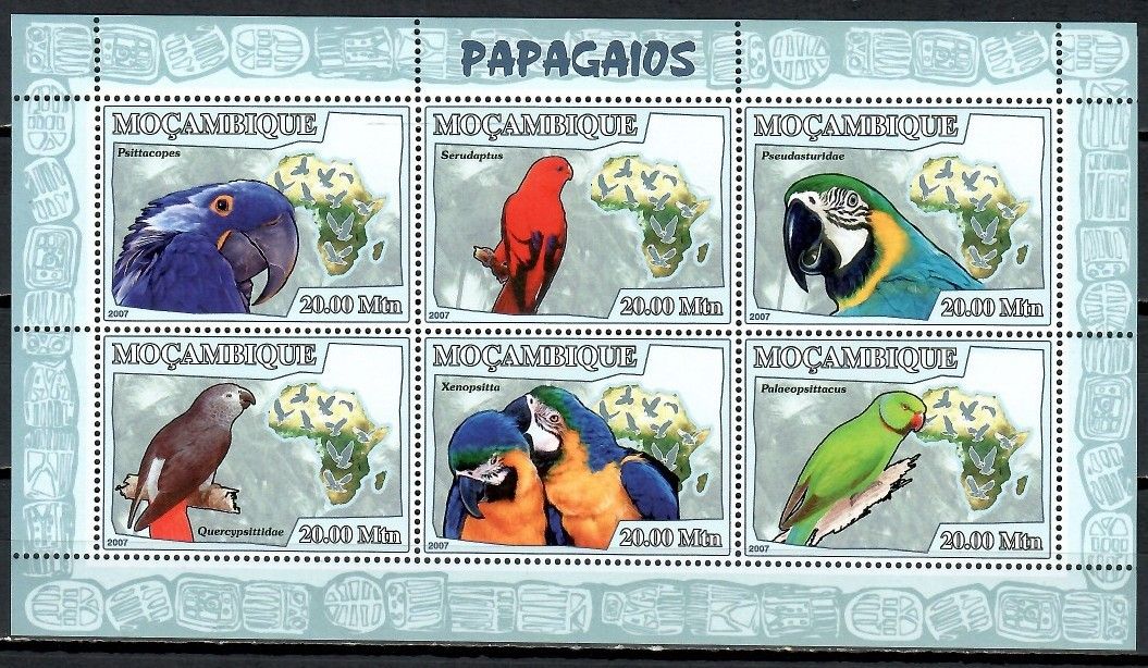 Znaczek Mozambik 2007 Mi ark 3023-3028 Czyste **