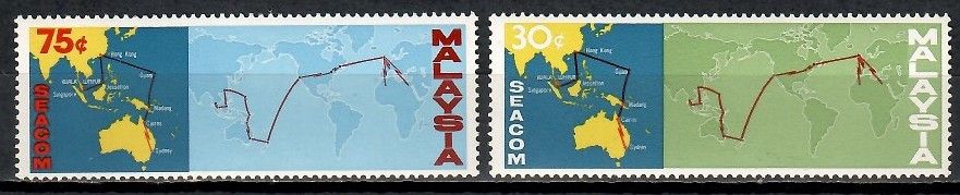 Znaczek Malezja 1967 Mi 41-42 Czyste **