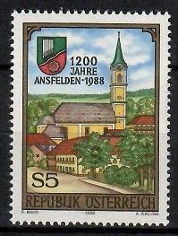 Znaczek Austria 1988 Mi 1935 Czyste **