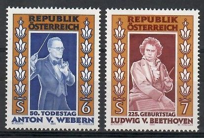 Znaczek Austria 1995 Mi 2174-2175 Czyste **
