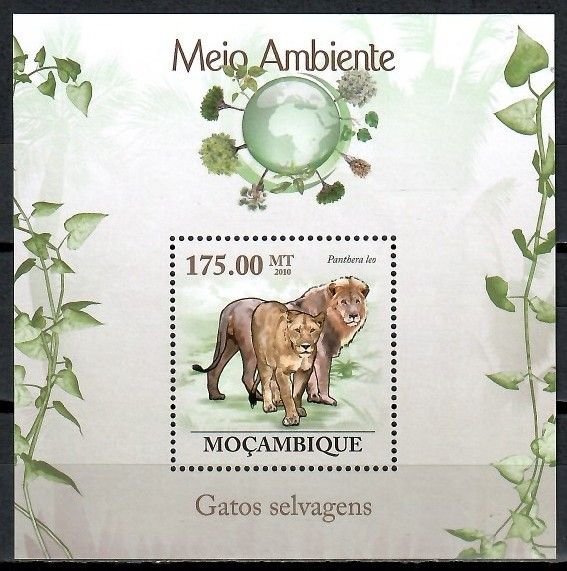 Znaczek Mozambik 2010 Mi bl 304 Czyste **