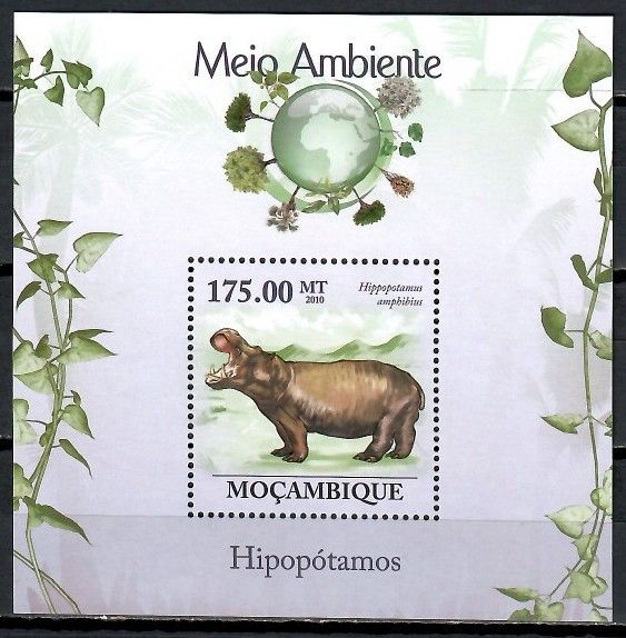 Znaczek Mozambik 2010 Mi bl 309 Czyste **