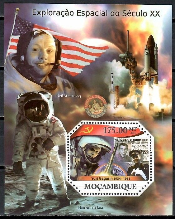 Znaczek Mozambik 2011 Mi bl 489 Czyste **