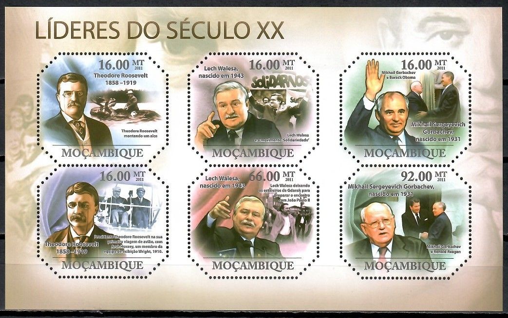 Znaczek Mozambik 2011 Mi ark 4819-4824 Czyste **