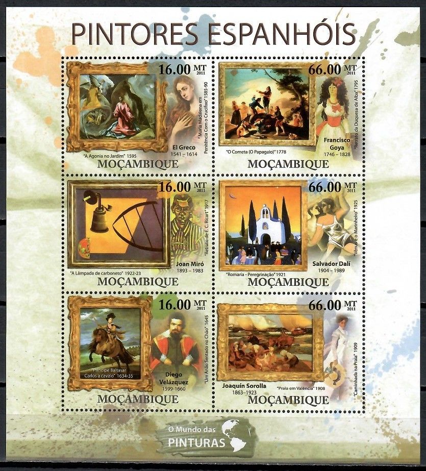 Znaczek Mozambik 2011 Mi ark 5121-5126 Czyste **