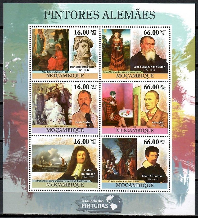 Znaczek Mozambik 2011 Mi ark 5135-5140 Czyste **