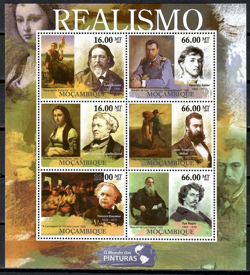 Znaczek Mozambik 2011 Mi ark 5170-5175 Czyste **
