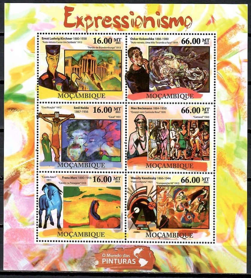 Znaczek Mozambik 2011 Mi ark 5191-5196 Czyste **