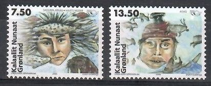 Znaczek Grenlandia 2006 Mi 462-463 Czyste **