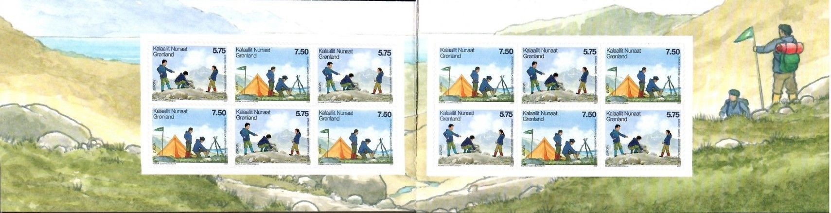 Znaczek Grenlandia 2007 Mi mh 482-483 Czyste **