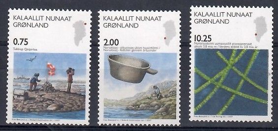 Znaczek Grenlandia 2007 Mi 493-495 Czyste **