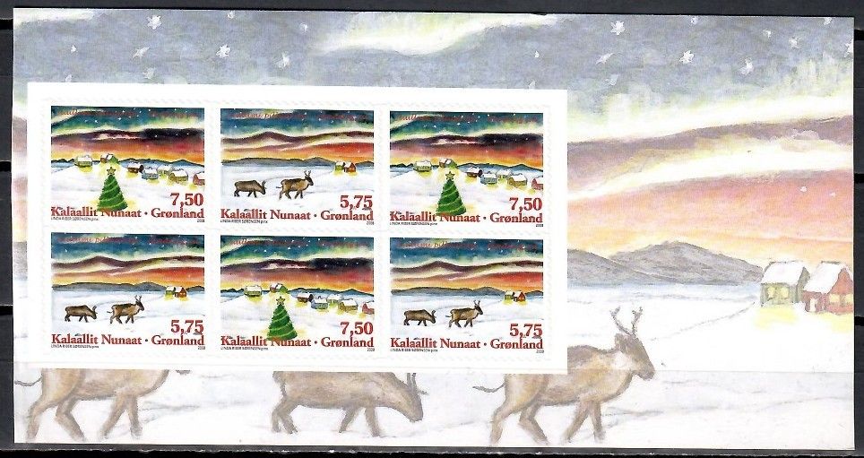 Znaczek Grenlandia 2008 Mi h-blatt 523-524 Czyste **