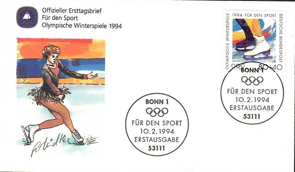 Znaczek Niemcy 1994 Mi 1717 FDC