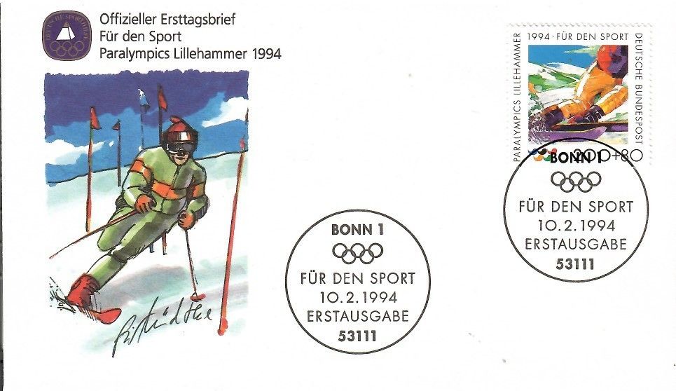 Znaczek Niemcy 1994 Mi 1720 FDC