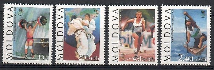 Znaczek Mołdawia 1996 Mi 195-198 Czyste **