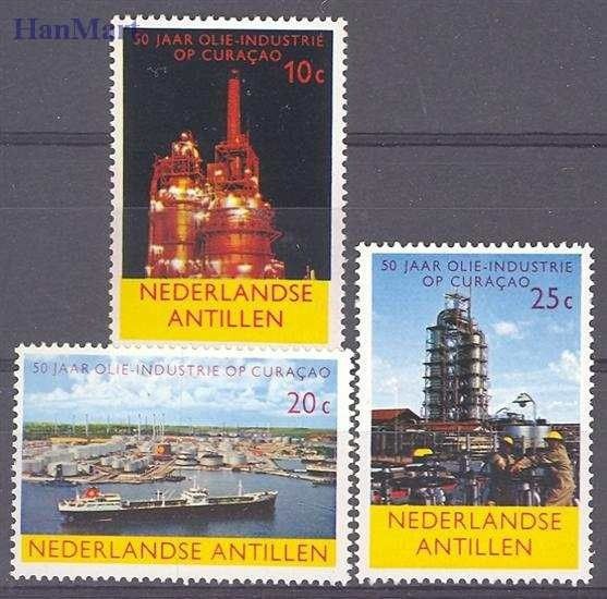 Znaczek Antyle Holenderskie 1965 Mi 149-151 Czyste **