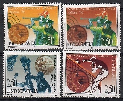 Znaczek Jugosławia 1996 Mi 2793-2796 Czyste **