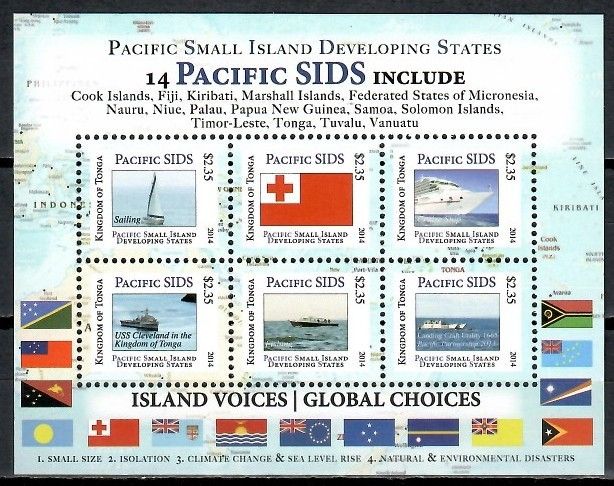 Znaczek Tonga 2014 Mi bl 81 Czyste **