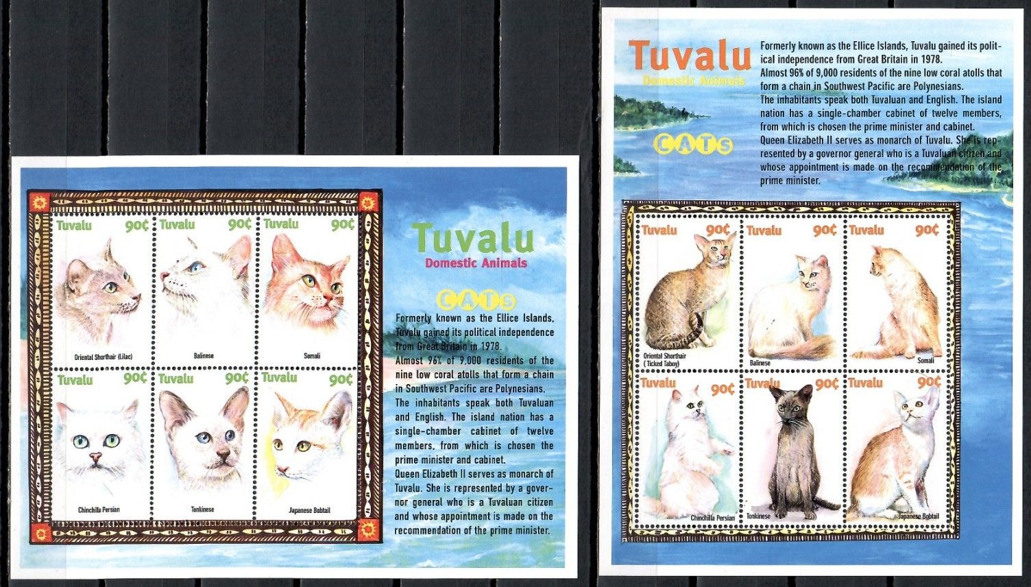 Znaczek Tuvalu 2000 Mi 949-960 Czyste **