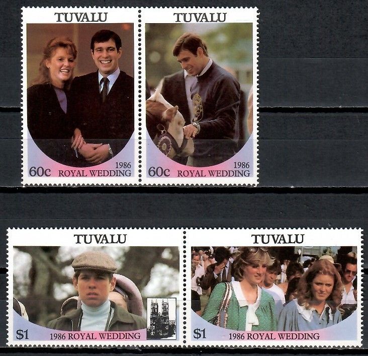 Znaczek Tuvalu 1986 Mi 377-380 Czyste **