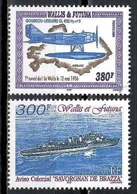 Znaczek Wallis et Futuna 2004 Mi 874-875I Czyste **