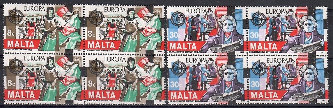 Znaczek Malta 1982 Mi 661-662 Czyste **