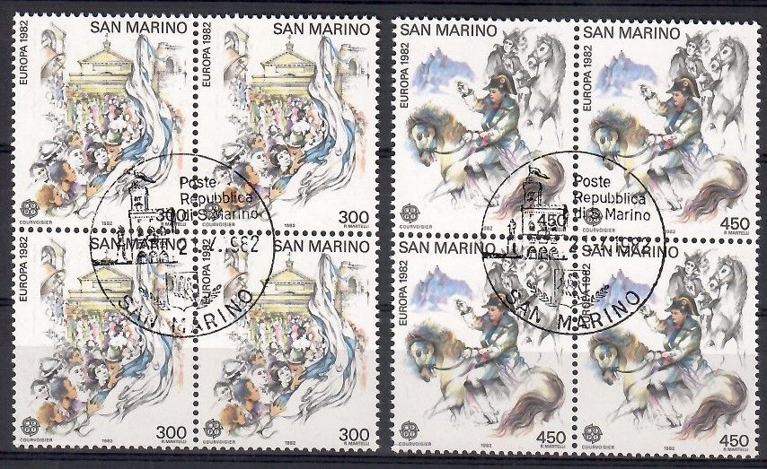 Znaczek San Marino 1982 Mi 1249-1250 Stemplowane