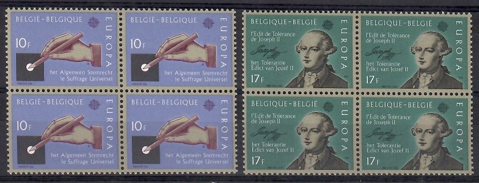 Znaczek Belgia 1982 Mi 2100-2101 Czyste **