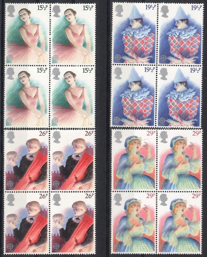 Znaczek Wielka Brytania 1982 Mi 914-917 Czyste **