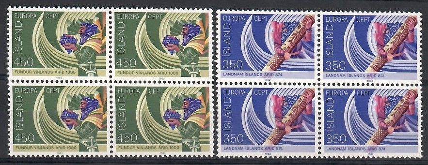 Znaczek Islandia 1982 Mi 578-579 Czyste **
