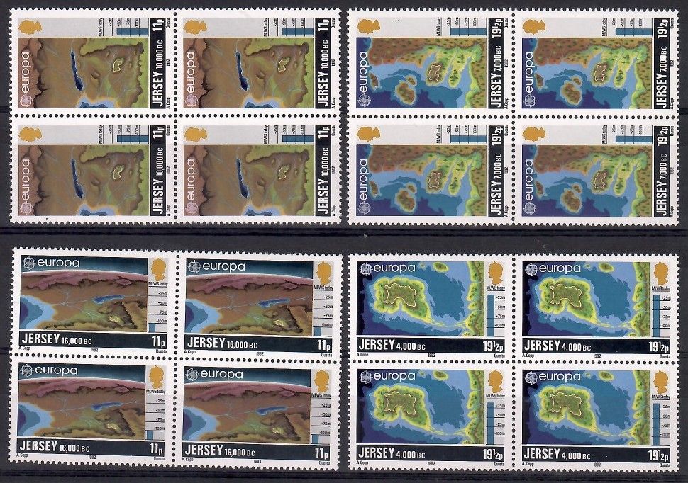 Znaczek Jersey 1982 Mi 278-281 Czyste **