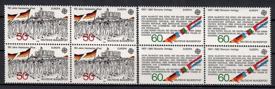 Znaczek Niemcy 1982 Mi 1130-1131 Czyste **
