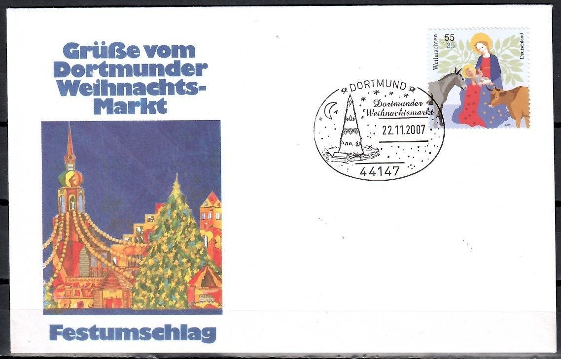 Znaczek Niemcy 2007 Mi 2627 FDC