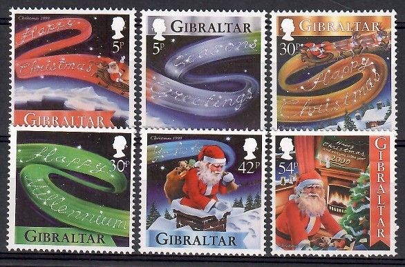 Znaczek Gibraltar 1999 Mi 895-900 Czyste **
