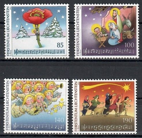 Znaczek Liechtenstein 2015 Mi 1785-1788 Czyste **