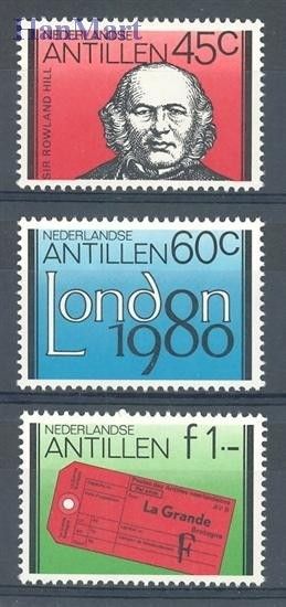 Znaczek Antyle Holenderskie 1980 Mi 422-424 Czyste **