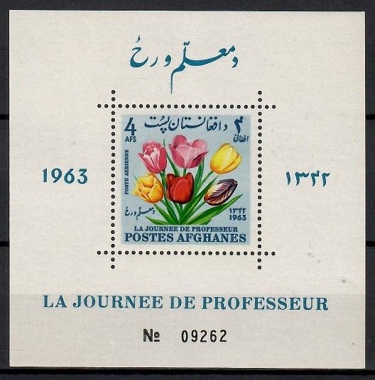 Znaczek Afganistan 1964 Mi bl 51 Czyste **