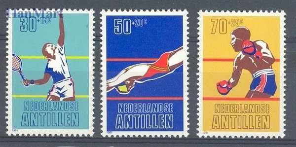 Znaczek Antyle Holenderskie 1981 Mi 445-447 Czyste **