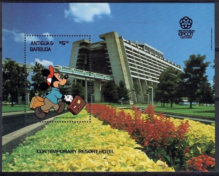 Znaczek Antigua i Barbuda 1988 Mi bl 140 Czyste **