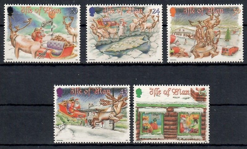 Znaczek Wyspa Man 1998 Mi 786-790 Czyste **