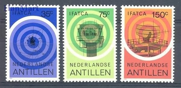 Znaczek Antyle Holenderskie 1982 Mi 471-473 Czyste **